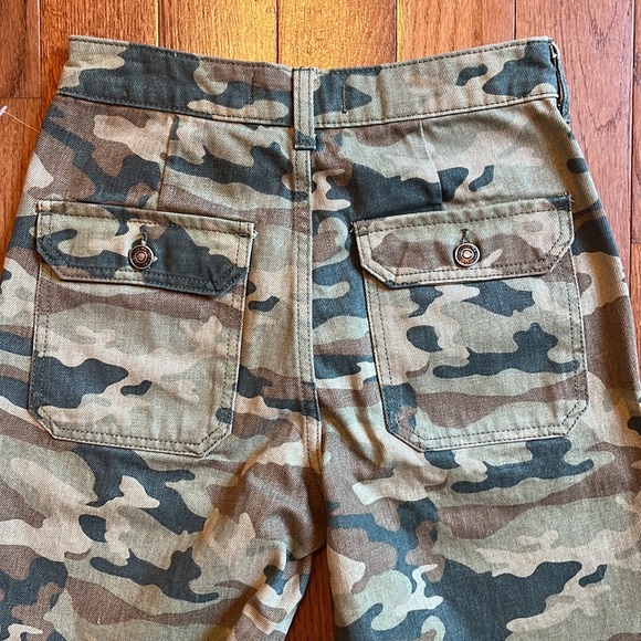 NWOT Free People Remy Camo Crop Pants size 26 - Picture 7 of 10